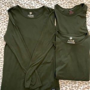 Sz med Adar black scrub jacket